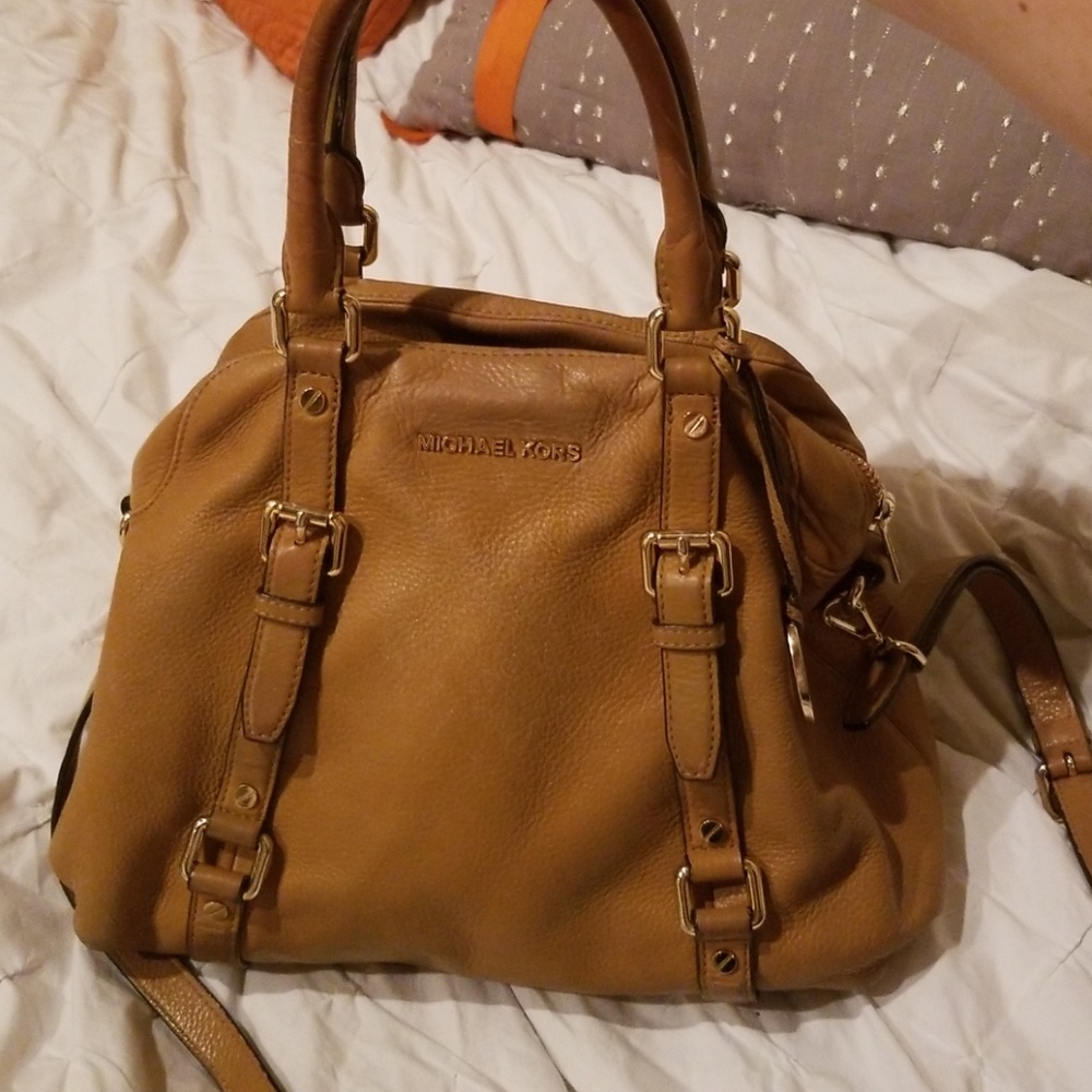 Michael Kors Bedford Bowling Satchel-Large